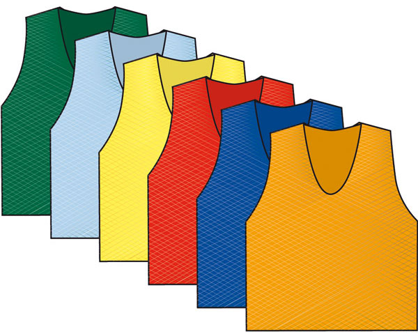 Pettorine da allenamento in rete