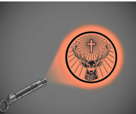 MIni torcia promozionale a LED con proiezione del logo a colori