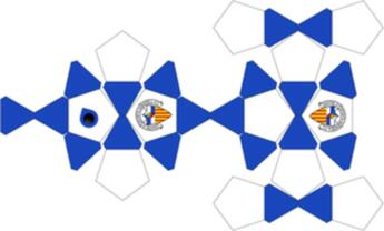 Pallone da calcio desegno stelle SADELL F.C.