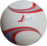 Pallone da calcio effetto carboni a 6 pannelli