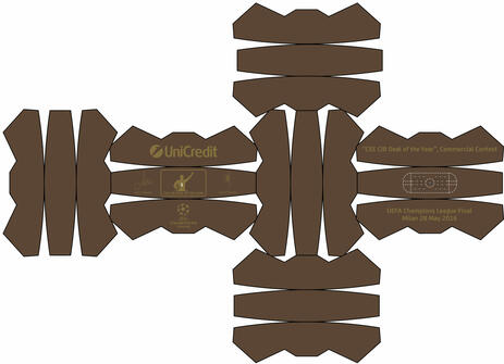 Layout pallone da calcio stile Retro