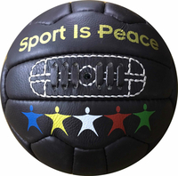 PALLONE STILE RETRO VERA PELLE