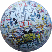 Pallone da calcio con all over print October