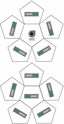 Pallone promozionale a 12 pannelli