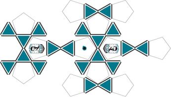 Pallone da calcio desegno stelle My Way Travel