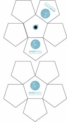 Pallone promozionale a 12 pannelli