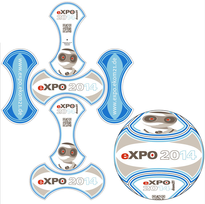 lay-out Mini Palla - Disegni 6 Pannelli