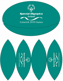 lay-out Palla da Rugby
