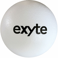 Palla in gommapiuma rivestita, exyte bianco