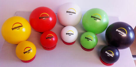 Dodge-Ball morbida - misura: Ø 12, 18 e 26cm, peso: 85, 120 e 180-200g