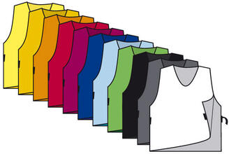colori di pettorine universali