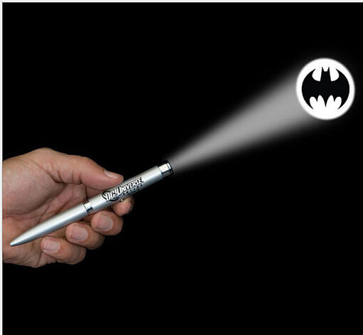 Penna promozionale a LED con proiezione del logo a colori