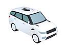 Pallina antistress a forma di 4 x 4 auto