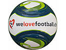 Pallone da calcio disegno a 6 pannelli we love football