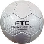 Pallone da calcio effetto carboni disegno classico