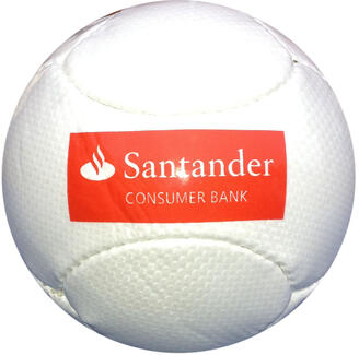 Pallone da calcio effetto carboni a 6 pannelli