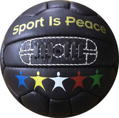 PALLONE STILE RETRO VERA PELLE
