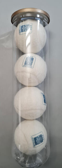Tubo in plastica per 4 palline
