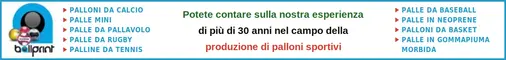 Potete contare sulla nostra esperienza di puì di 30 anni nel campo della produzione di pallon sportivi!